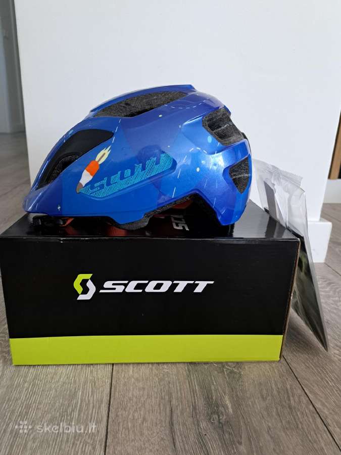 Vaikiškas dviratininko šalmas Scott - nuotraukos Nr. 5