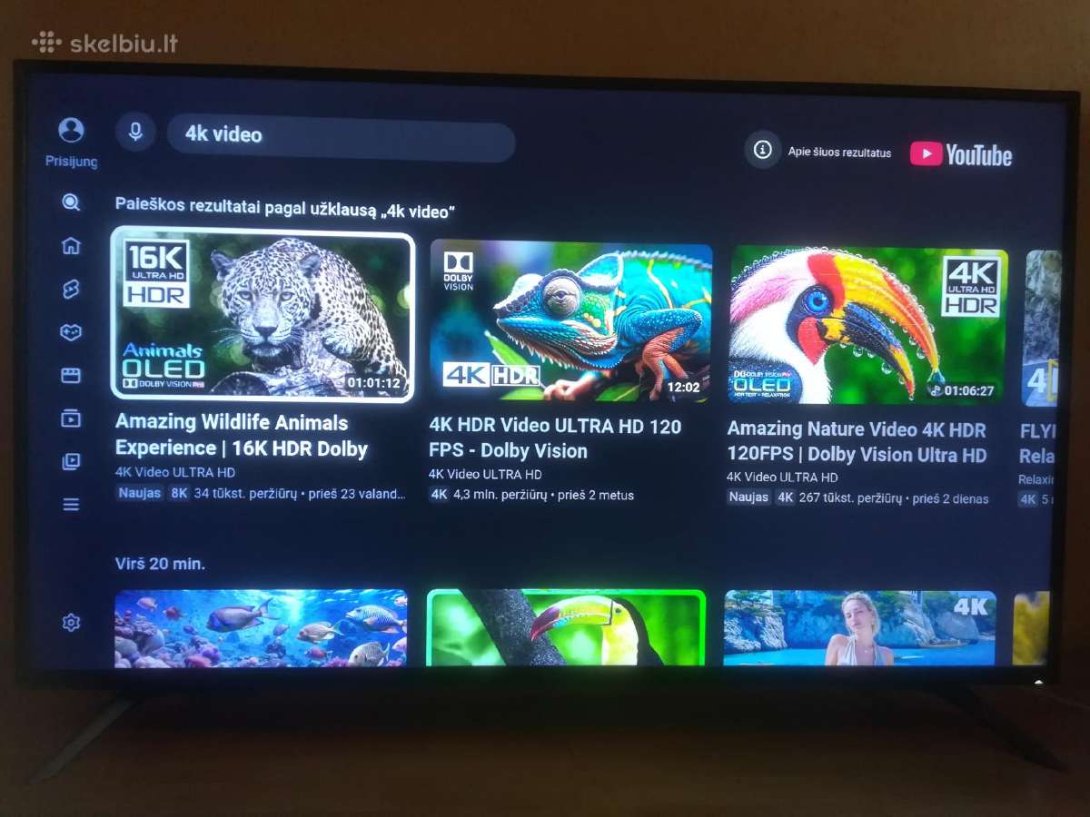 Sharp 55bl2ea Smart TV 140cm 4k Ultra HD „wi-fi“ - nuotraukos Nr. 2
