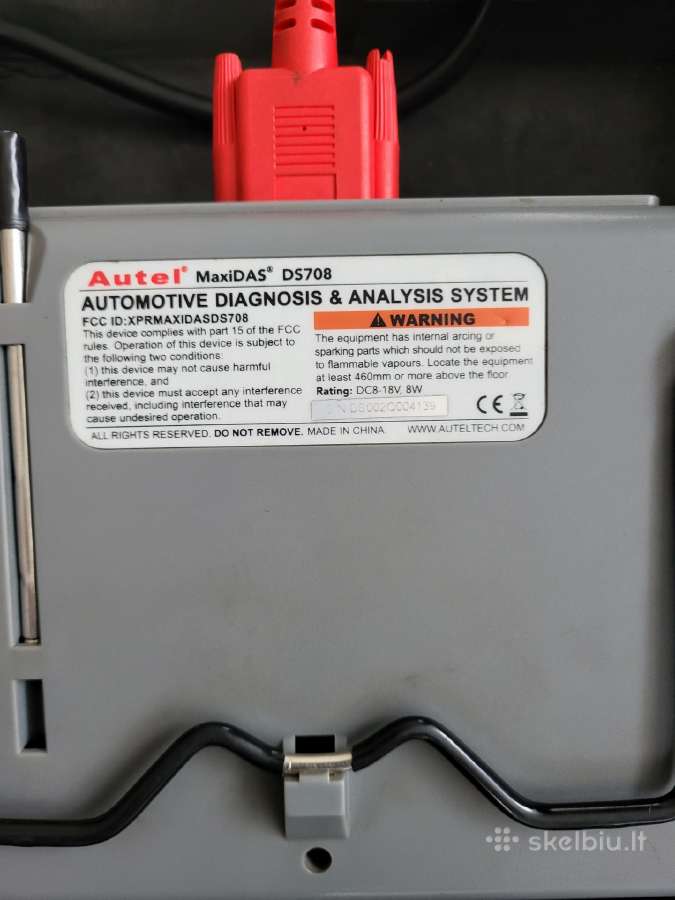 Parduodu Autel- Maxidas DS-708 - nuotraukos Nr. 3