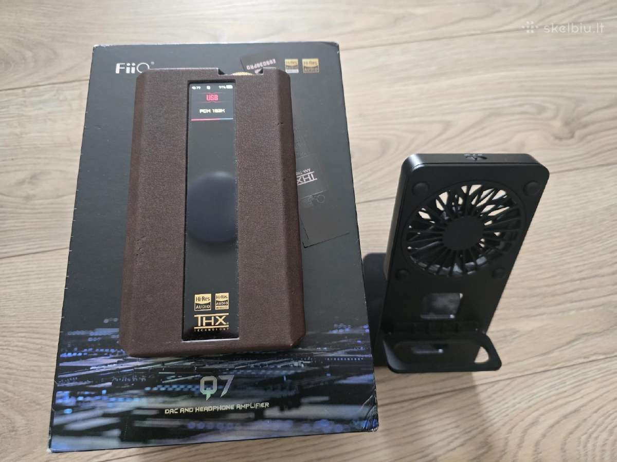 Fiio Q7 nešiojamas ausinių stiprintuvas su Dac'u.