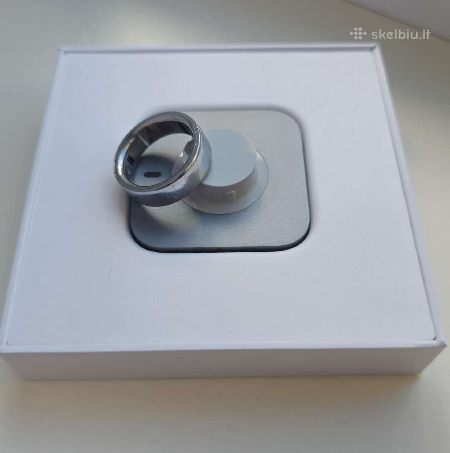 Oura Ring 4 – sidabrinis, 12 dydis