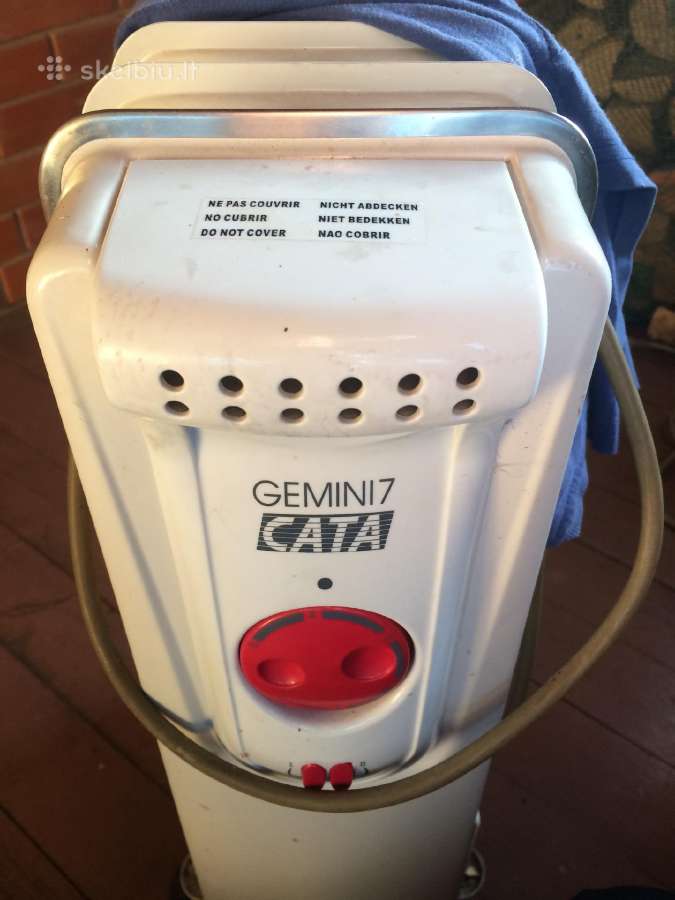 7 sekcijų tepalinis radiatorius 1500w