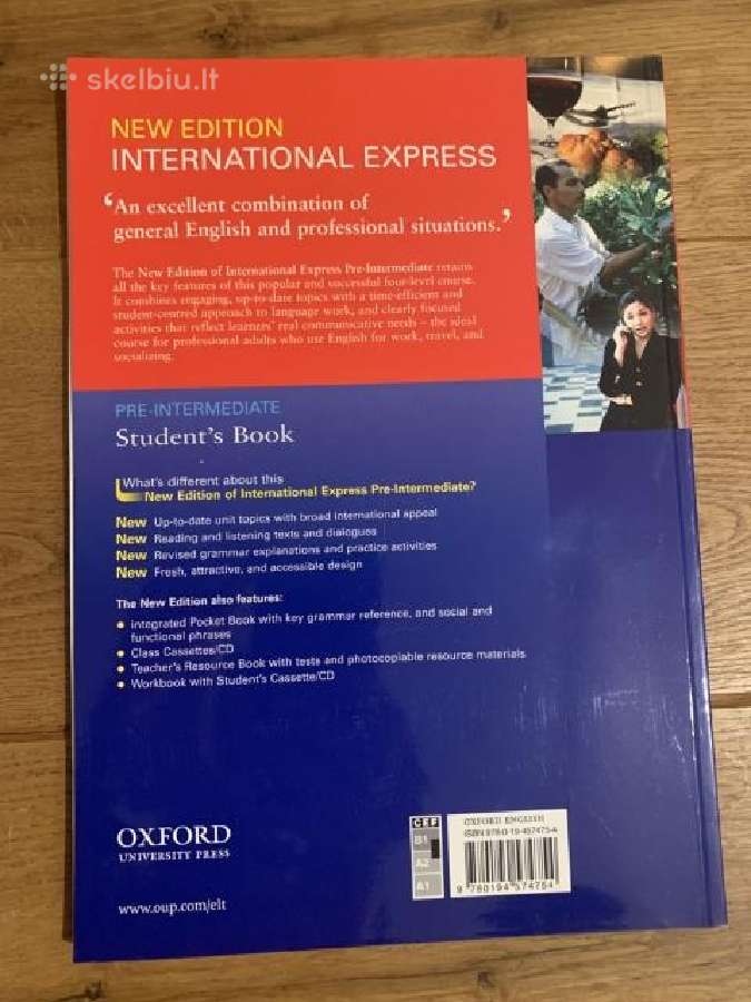 Anglų k. vadovėlis International Express - nuotraukos Nr. 2
