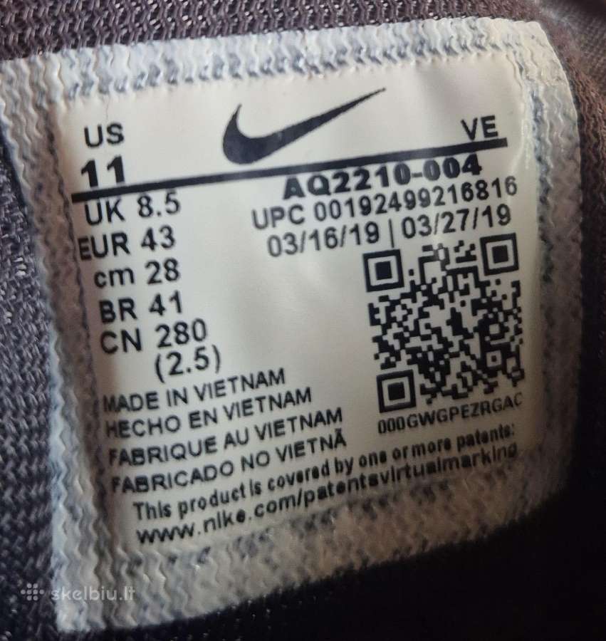 Nike Air Zoom Pegasus 36 (Dydis 43 / 28 cm) - nuotraukos Nr. 7