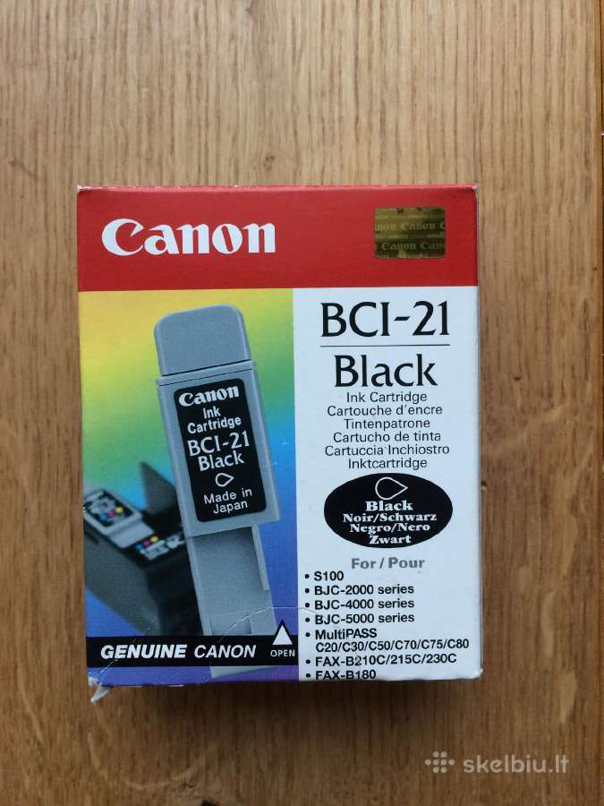 Originali Canon spausdintuvo kasetė Bci-21