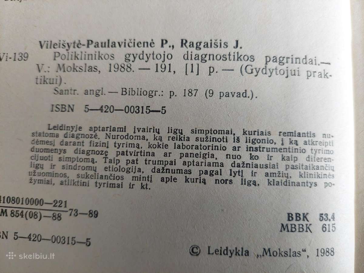 Poliklinikos gydytojo diagnostikos pagrindai - nuotraukos Nr. 3