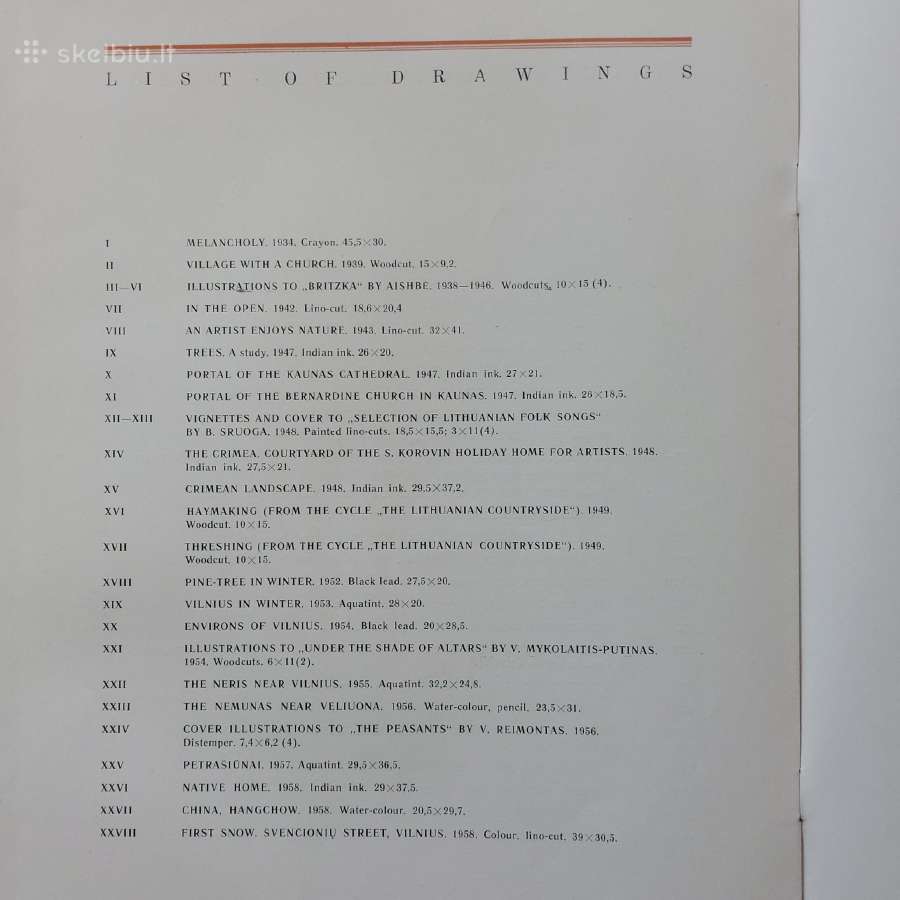 Antanas Kučas - grafika / Reprodukcijos 1960 m. - nuotraukos Nr. 20