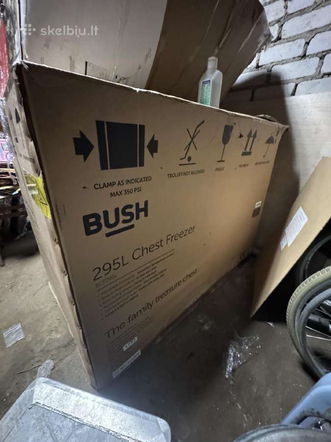 Bush veritkalus šaldiklis. 295l, neišpakuotas.