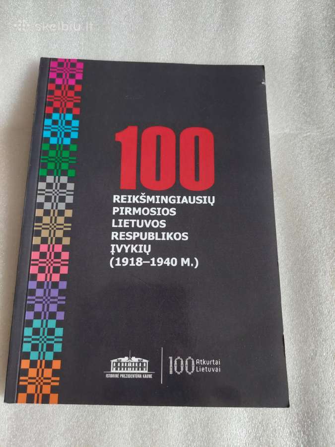 100 reikšmingiausių įvykių 1918-1940 m.