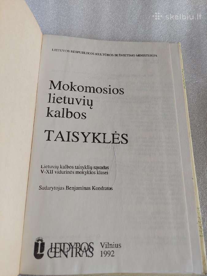 Mokomosios lietuvių kalbos taisyklės - nuotraukos Nr. 2