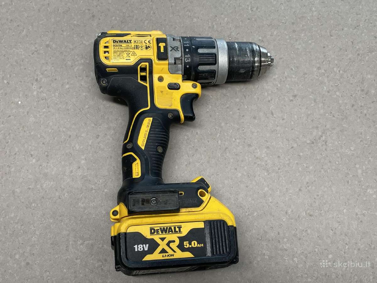 Dewalt Dcd 796 akumuliatorinis grežtuvas