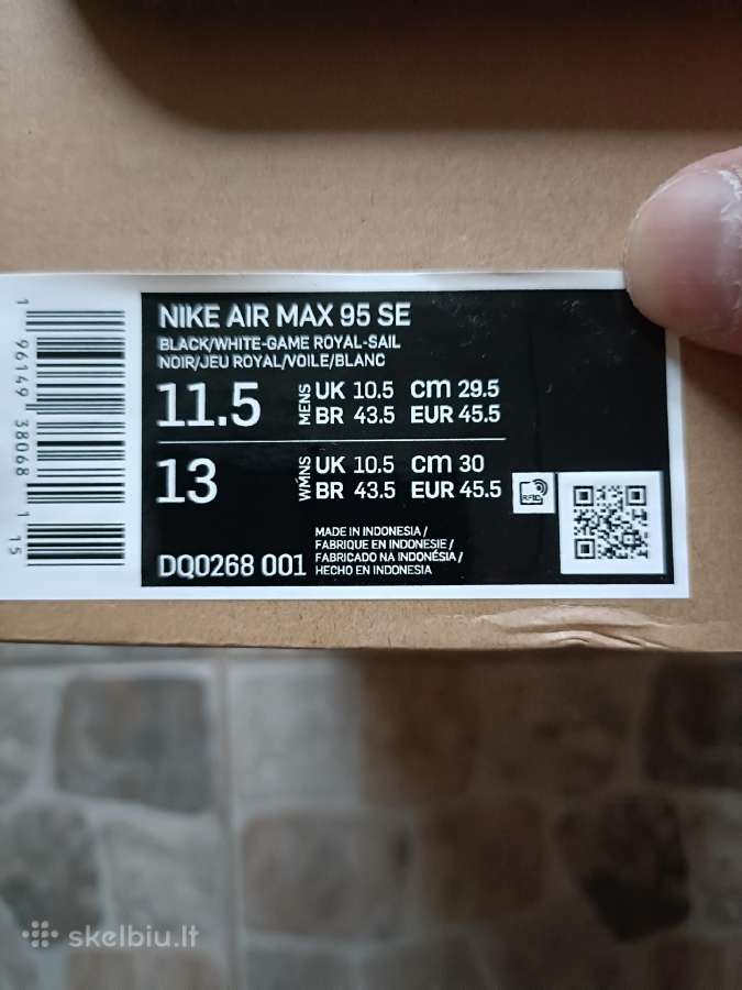 Nike Air Max 95 Dq0268-001 - nuotraukos Nr. 6