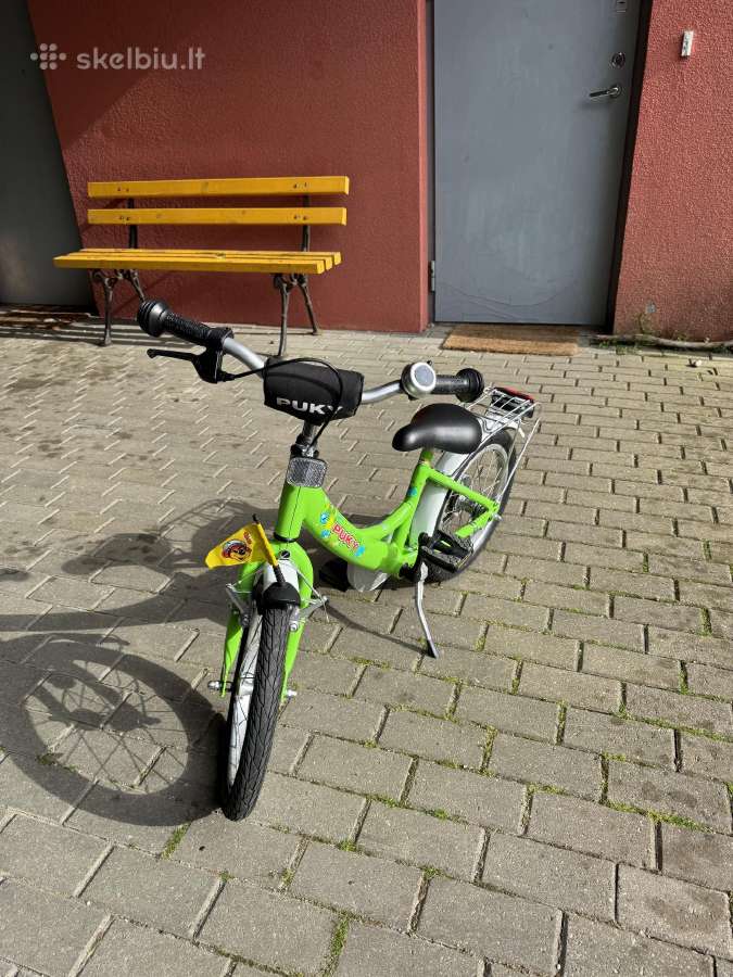 Naudotas puky vaikiškas dviratis su vaikišku šalmu