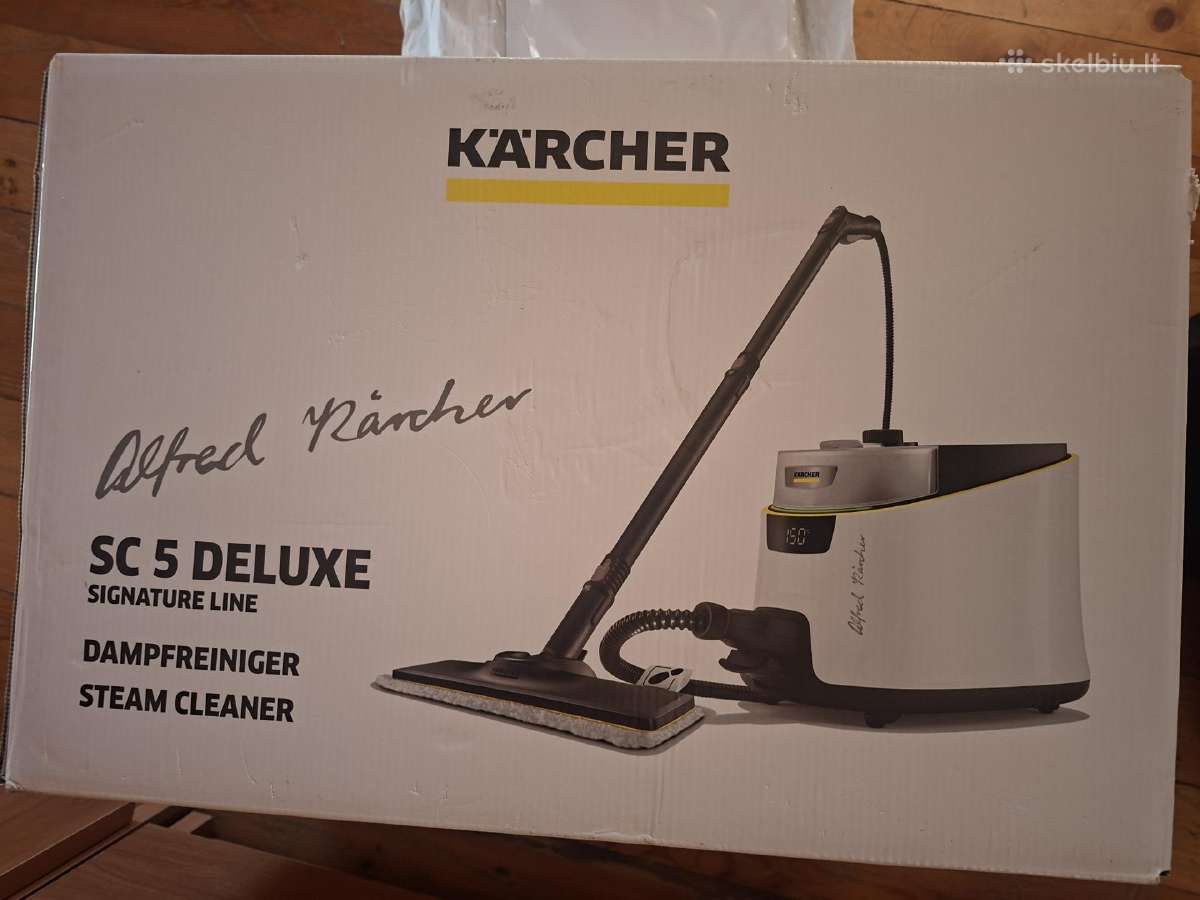 Nuolaida Garų valytuvas Sc 5 Deluxe Karcher nuomai