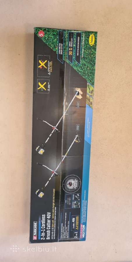 Naujas akum. trimeris Parkside Performance 40v