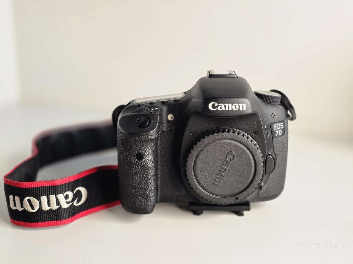 Canon EOS 7d fotoaparato komplektas su 3 objektyva - nuotraukos Nr. 2