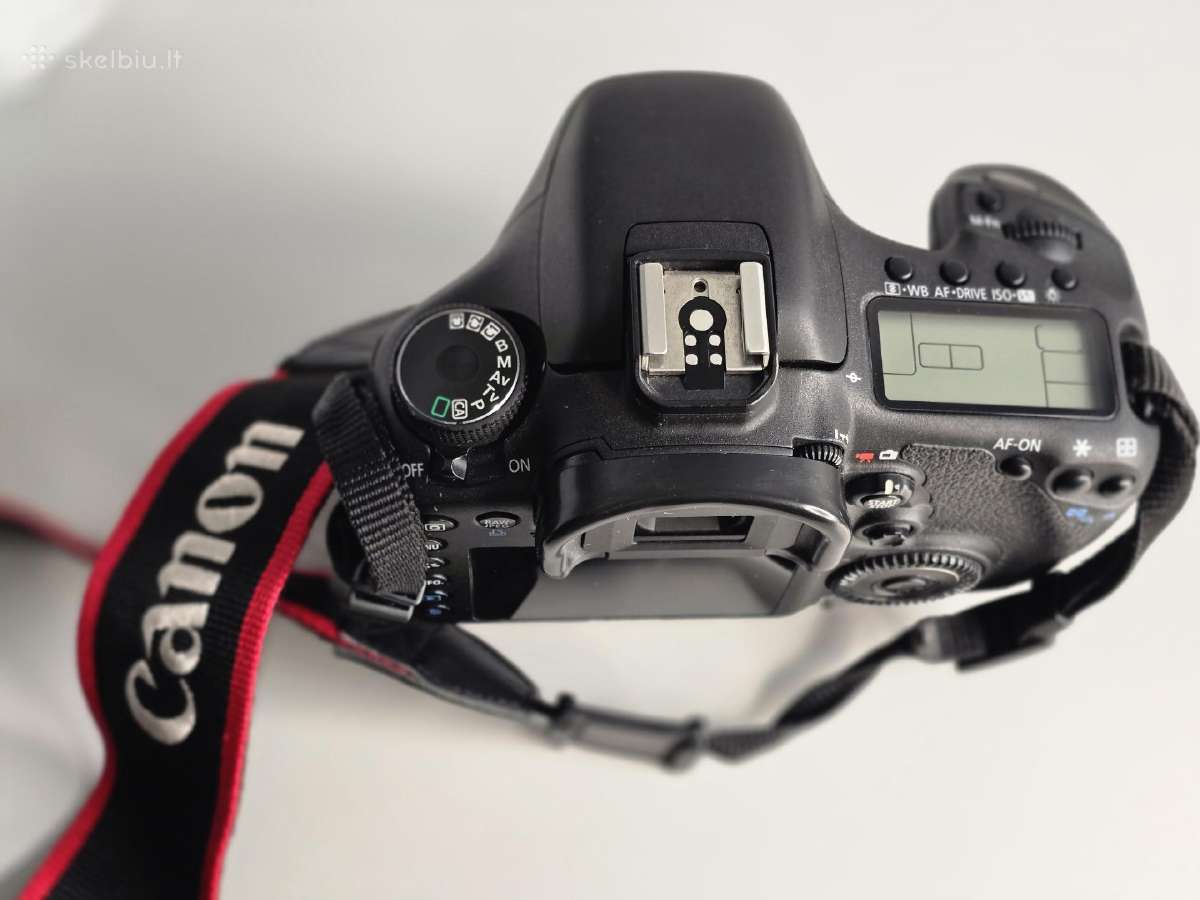 Canon EOS 7d fotoaparato komplektas su 3 objektyva - nuotraukos Nr. 3
