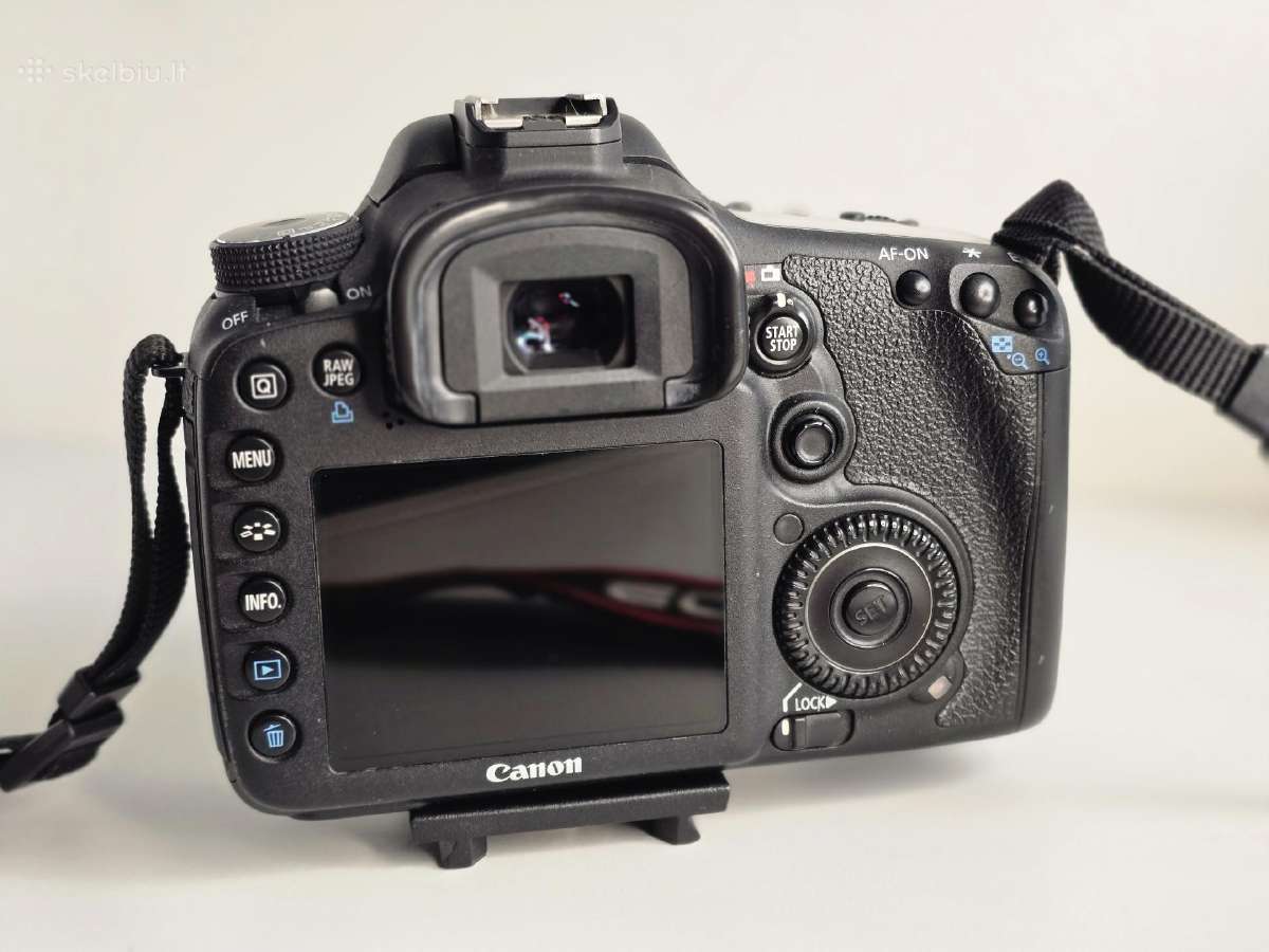 Canon EOS 7d fotoaparato komplektas su 3 objektyva - nuotraukos Nr. 4