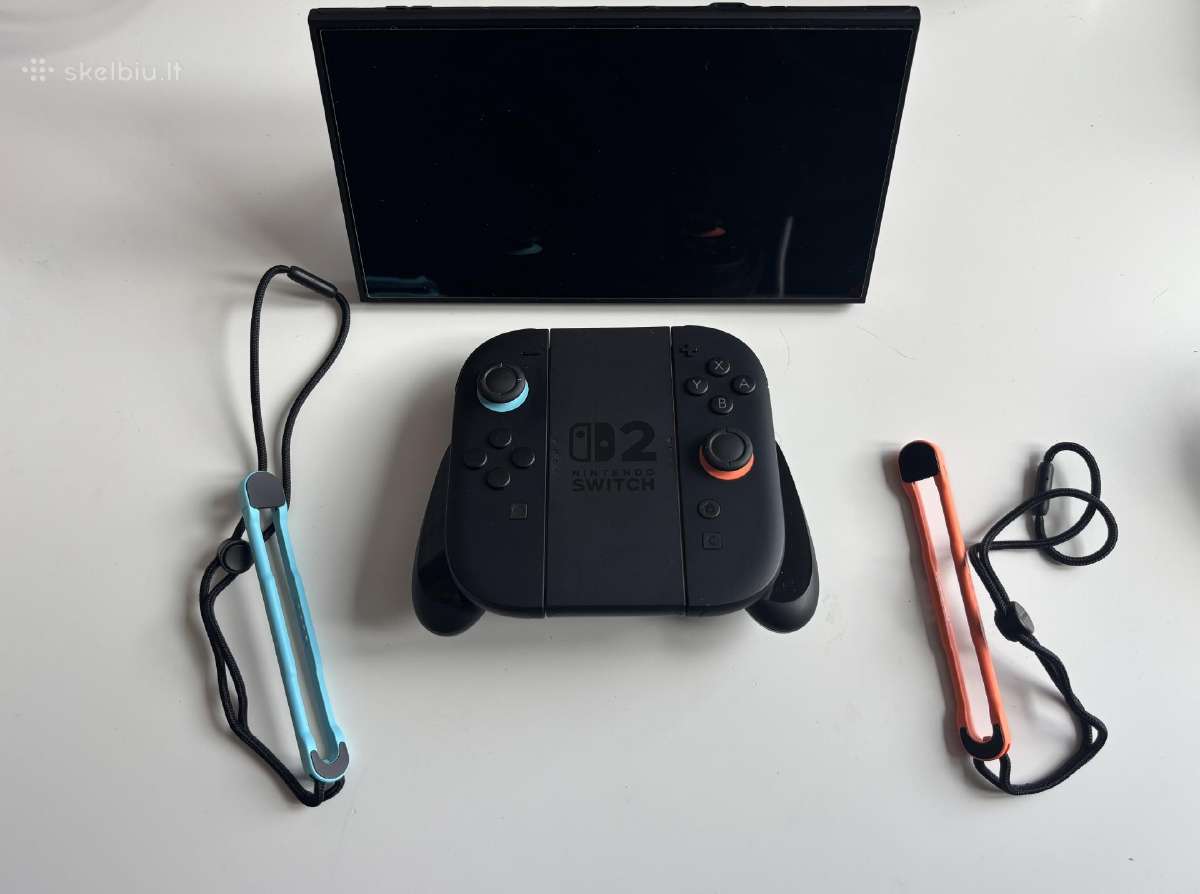 Nintendo Switch 2 256gb + dėklas + plėvelė - nuotraukos Nr. 3