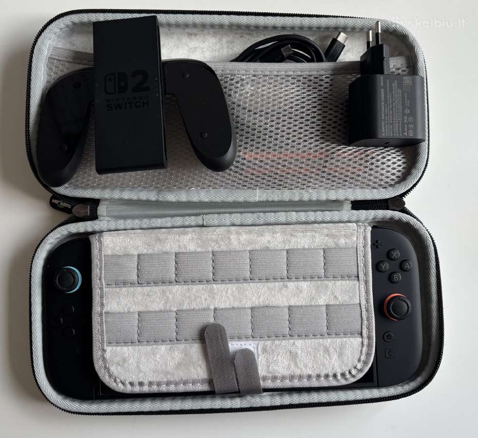 Nintendo Switch 2 256gb + dėklas + plėvelė - nuotraukos Nr. 4
