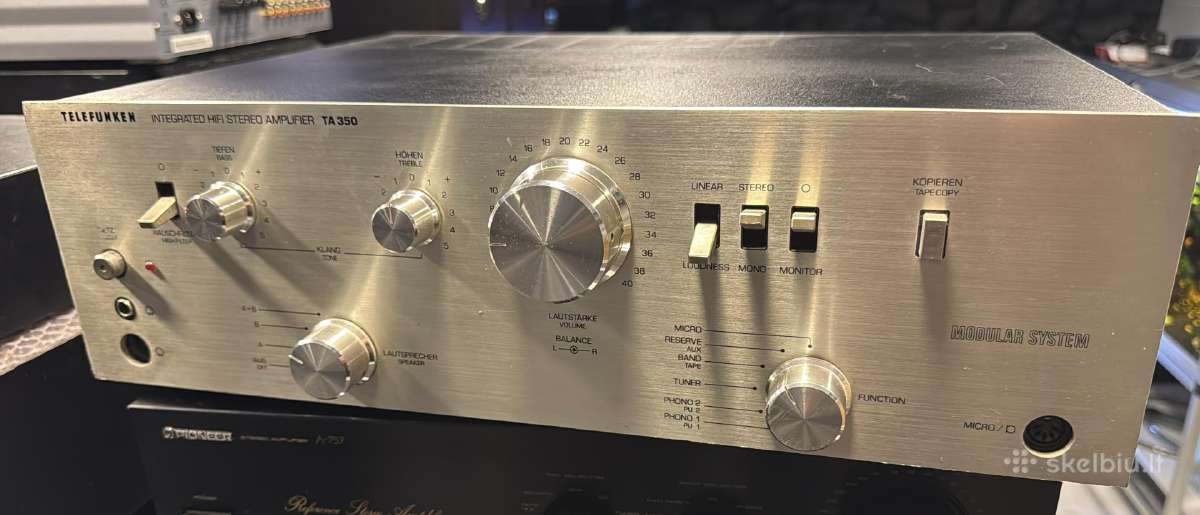 Telefunken ta 350 / stiprintuvai