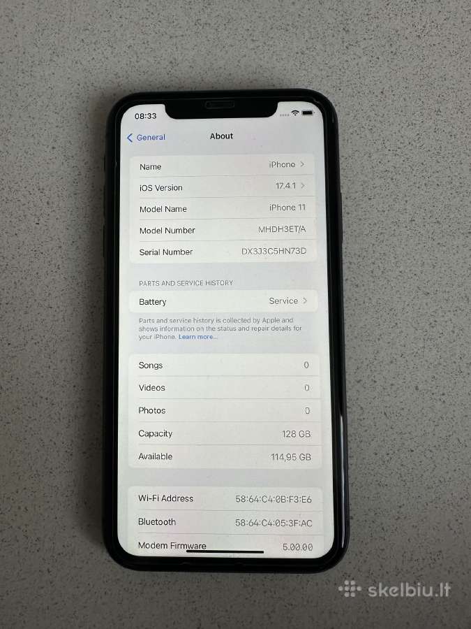 iPhone 11 128gb - nuotraukos Nr. 9