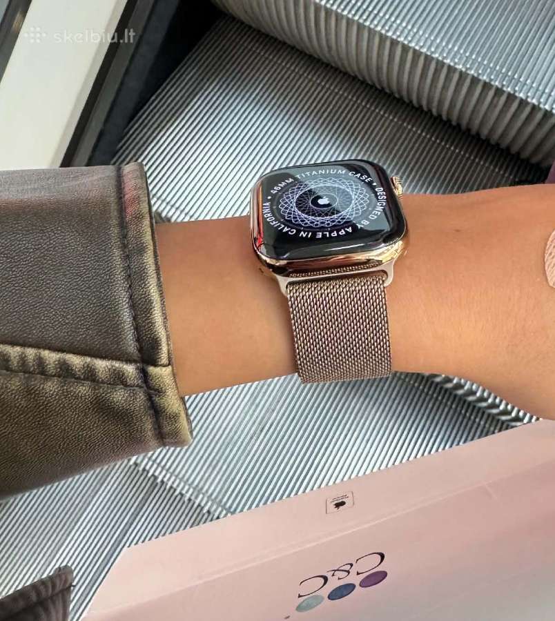 Apple Watch Gold Milanese Loop M/l