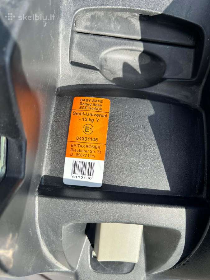 Britax Römer automobilinė kėdutė su Isofix - nuotraukos Nr. 4