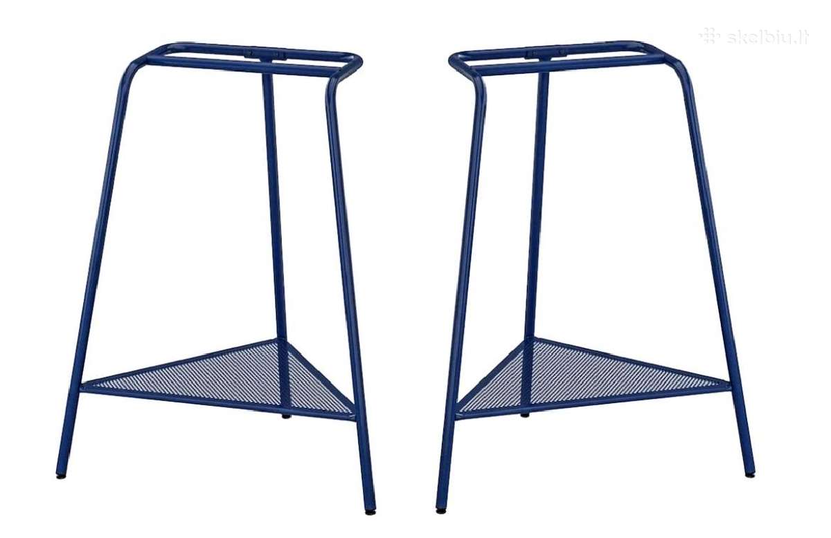 Ikea stalas su 2 mėlynom kojom lentynom - nuotraukos Nr. 6