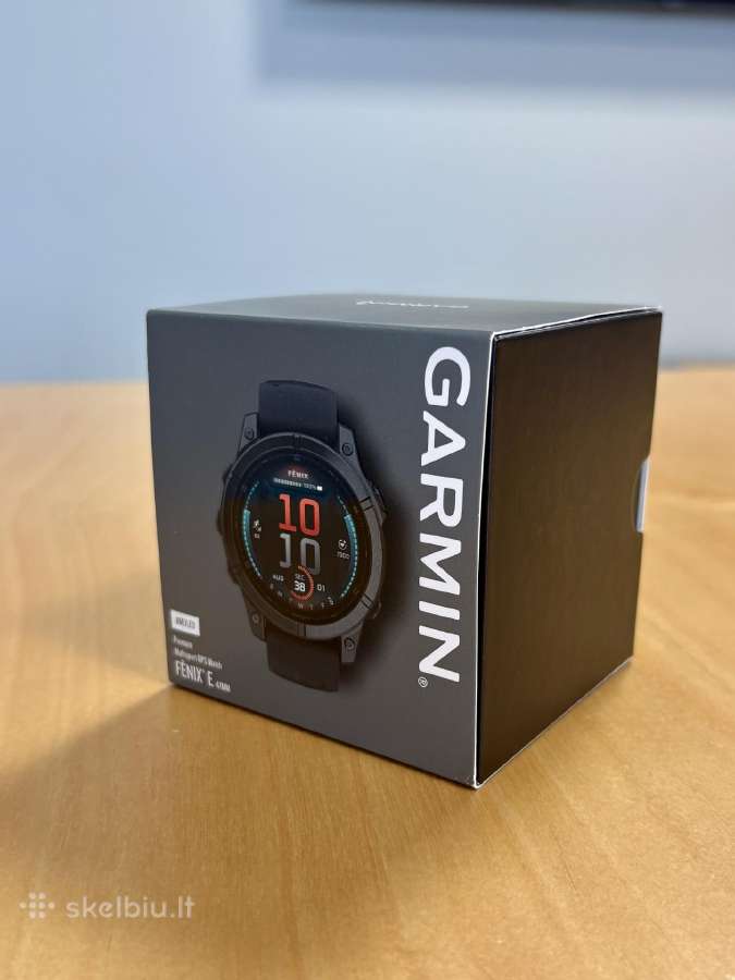Garmin Fenix E 47mm Slate Grey laikrodis - nuotraukos Nr. 2
