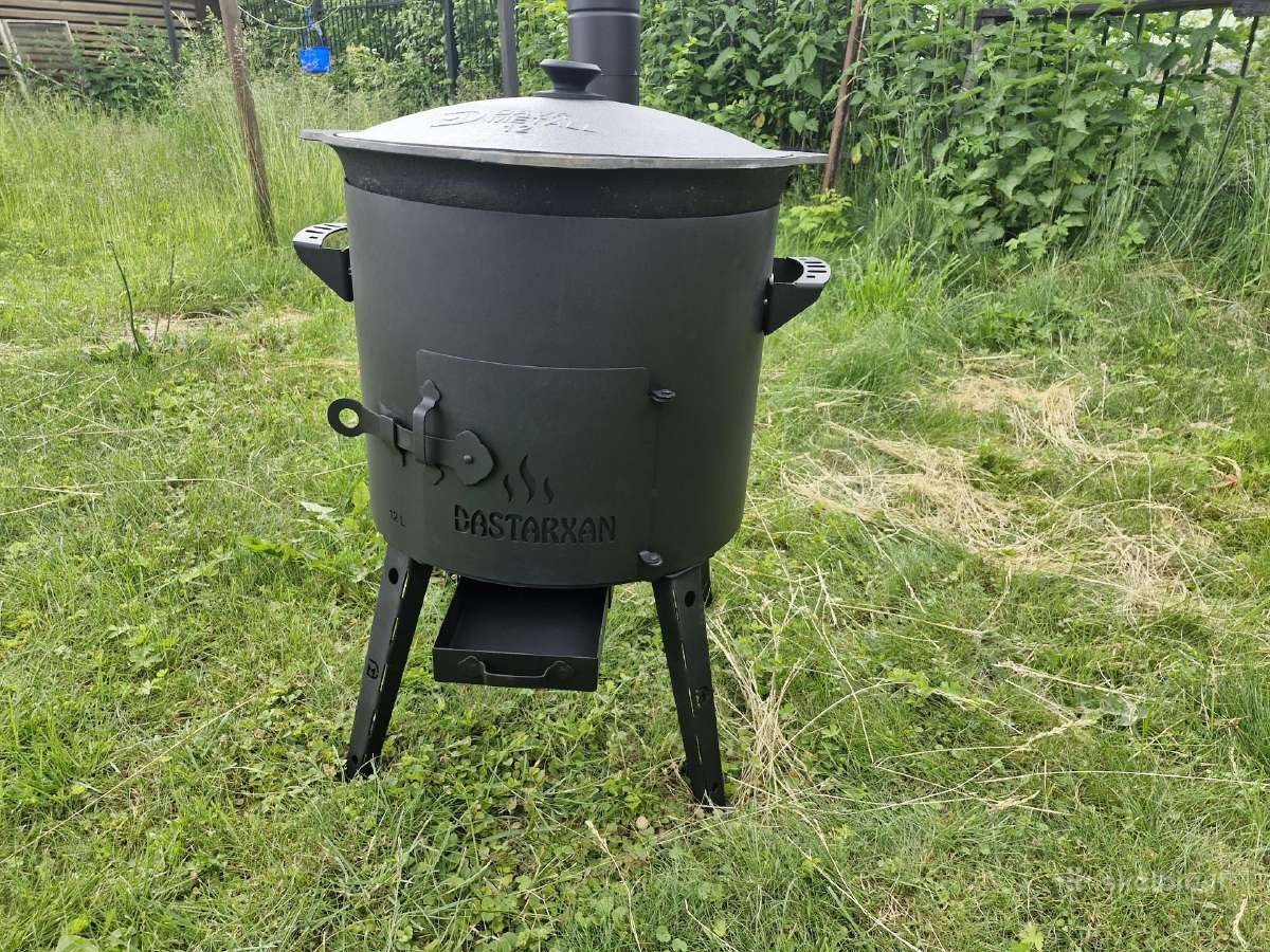 Kazano krosnelė 12 l. su kazanu ir priedais - nuotraukos Nr. 17