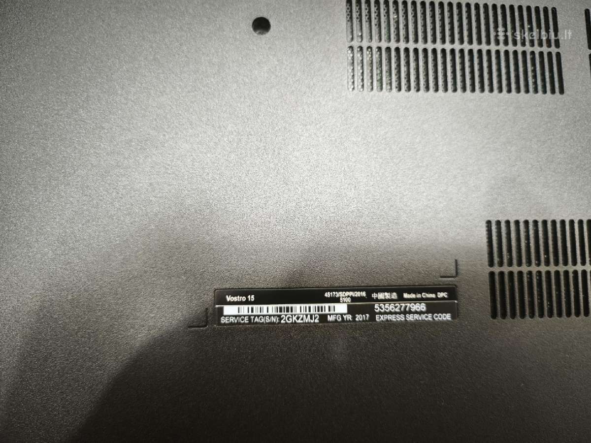 Dell 15" Vostro 15-3568 - nuotraukos Nr. 6
