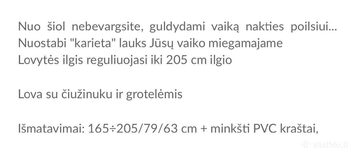 Vaikiška lova - nuotraukos Nr. 4