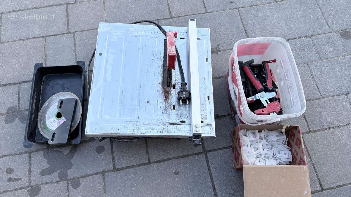 Rubi plytelių staklės ir lyginimo sistema Delta