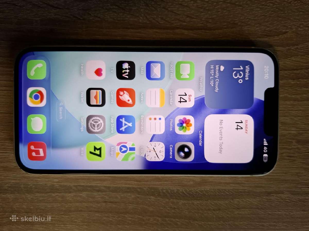 Parduodu iPhone 13 white 128gb