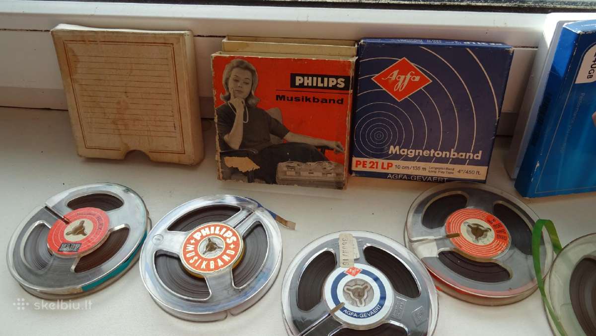 Basf Agfa Philips mažos garso juostos - nuotraukos Nr. 6