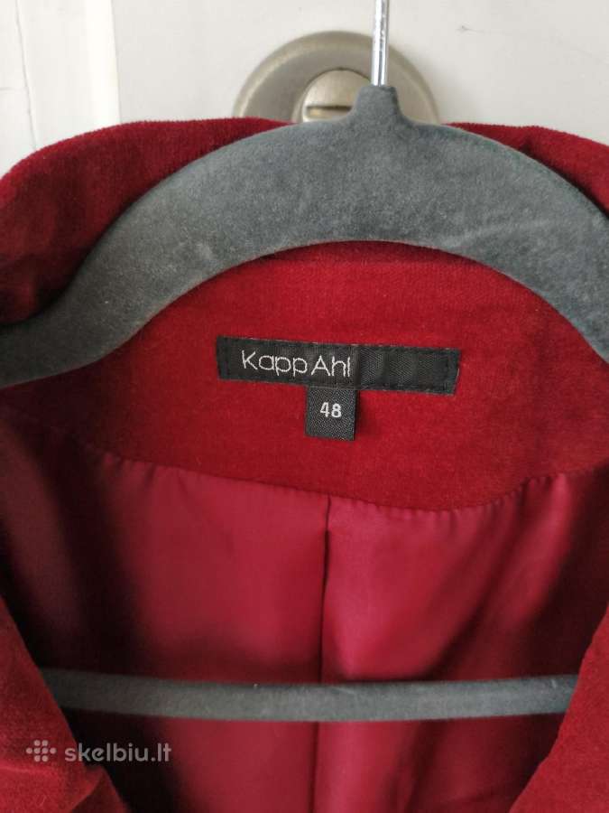 Moteriškas medvilnės velveto švarkelis 46d - nuotraukos Nr. 3