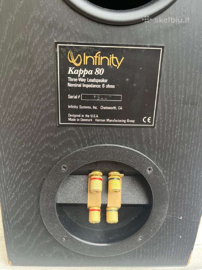 Infinity kappa 80 kolonėlės - nuotraukos Nr. 10