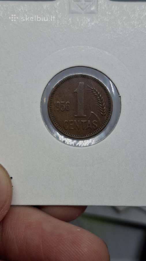 Lietuva 1936 1 centas - nuotraukos Nr. 7