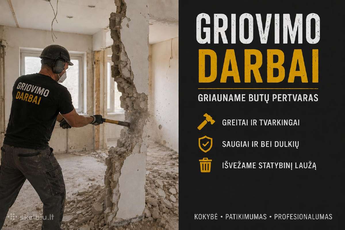 Griovimo darbai