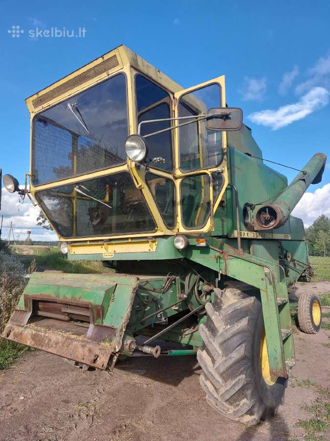 John deere -970 su siaudu smulkintuvu
