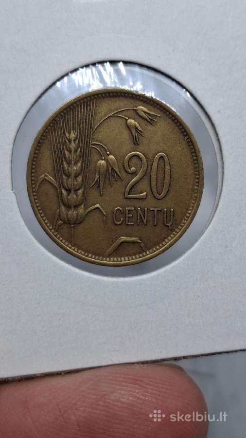 Lietuva 1925 20 centų - nuotraukos Nr. 4