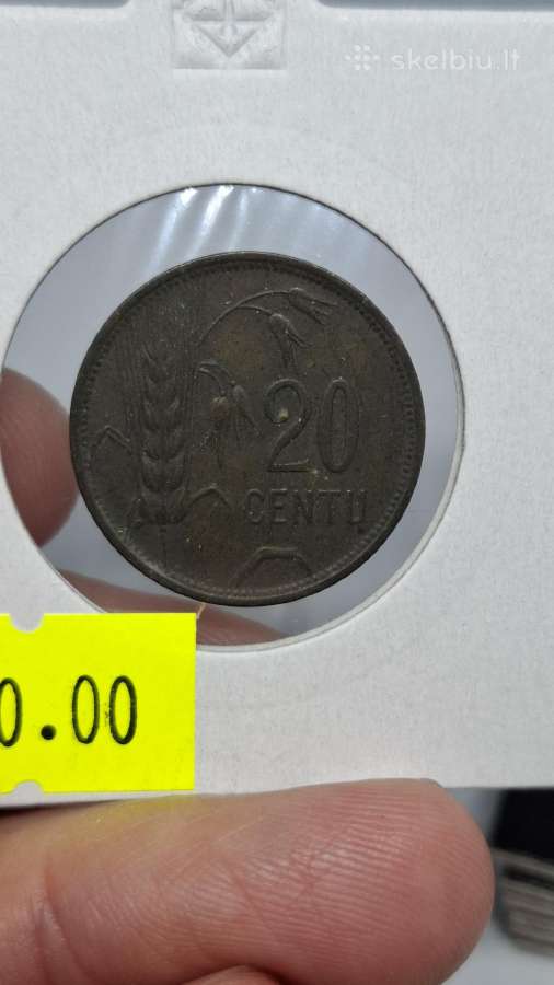 Lietuva 1925 20 centų - nuotraukos Nr. 8