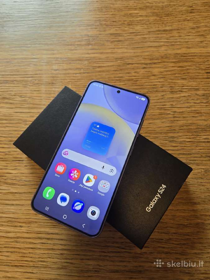 Samsung Galaxy S24 128gb Violet Su Dėžutė