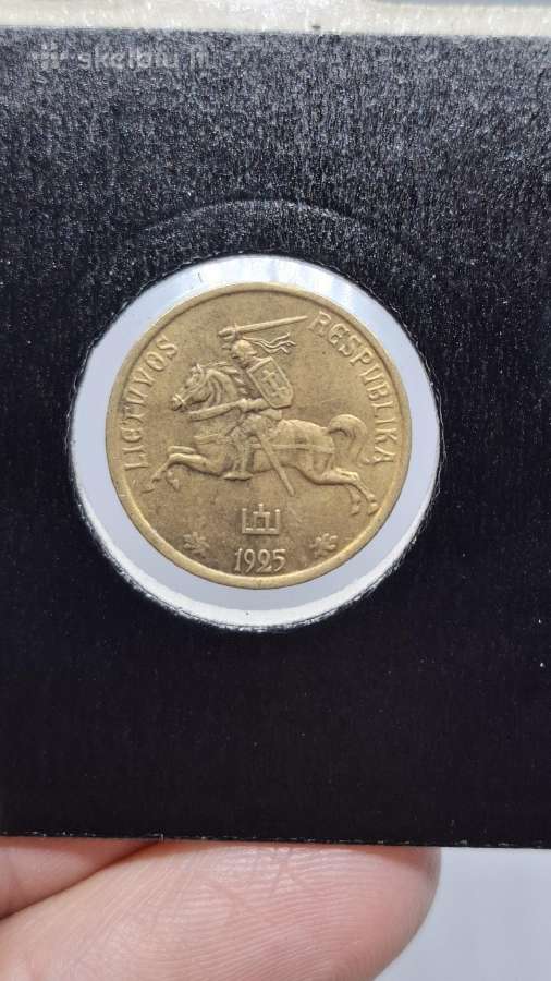Lietuva 1925 5 centai - nuotraukos Nr. 3