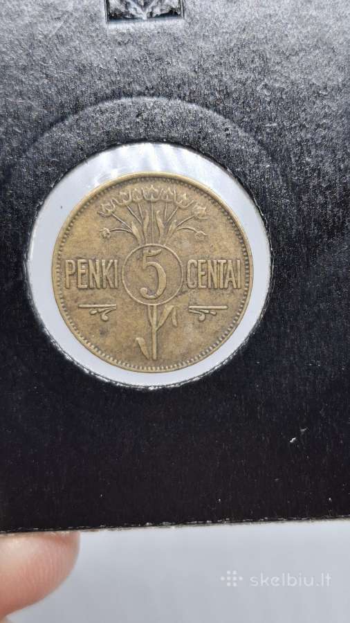 Lietuva 1925 5 centai - nuotraukos Nr. 4