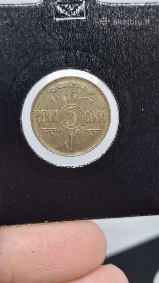 Lietuva 1925 5 centai - nuotraukos Nr. 8