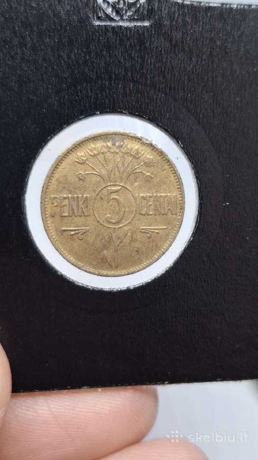 Lietuva 1925 5 centai - nuotraukos Nr. 12