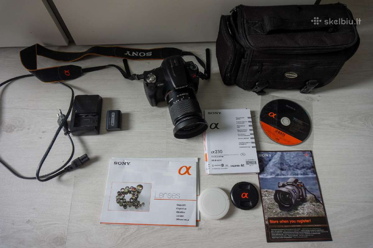 Sony A230 fotoaparatas