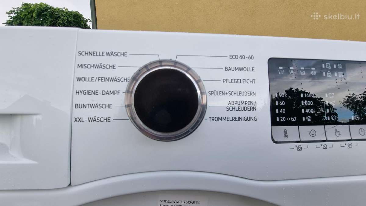 Nauja Samsung Ww91t4543ae+ garantija - nuotraukos Nr. 5